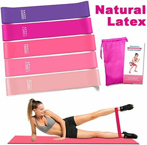 Product Rantizon Bandas Elasticas Fitness Elásticas de Resistencia con Guía de Ejercicios