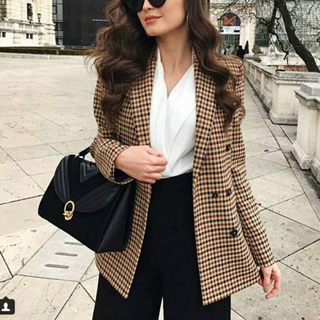 Social Blazer xadrez 