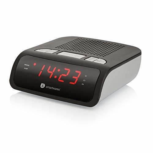 Smartwares CL-1459 – Reloj despertador con dos alarmas