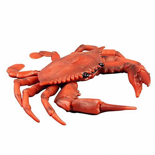 Social Coomir Juguete de los niños Realista Cangrejo PVC Solid Ocean Sea Animal