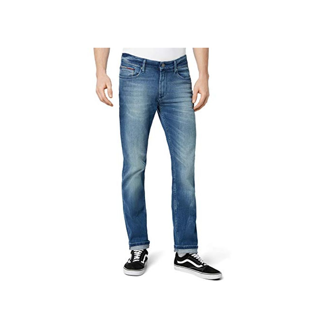 Moda Tommy Jeans Hombre Original Ryan-DM0DM03941 Jeans, Azul