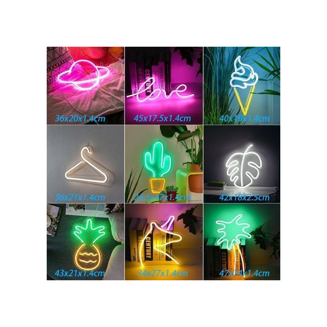 Social Banana Neon Signs LED Neon Lights Art Wall Luces decorativas Luces de