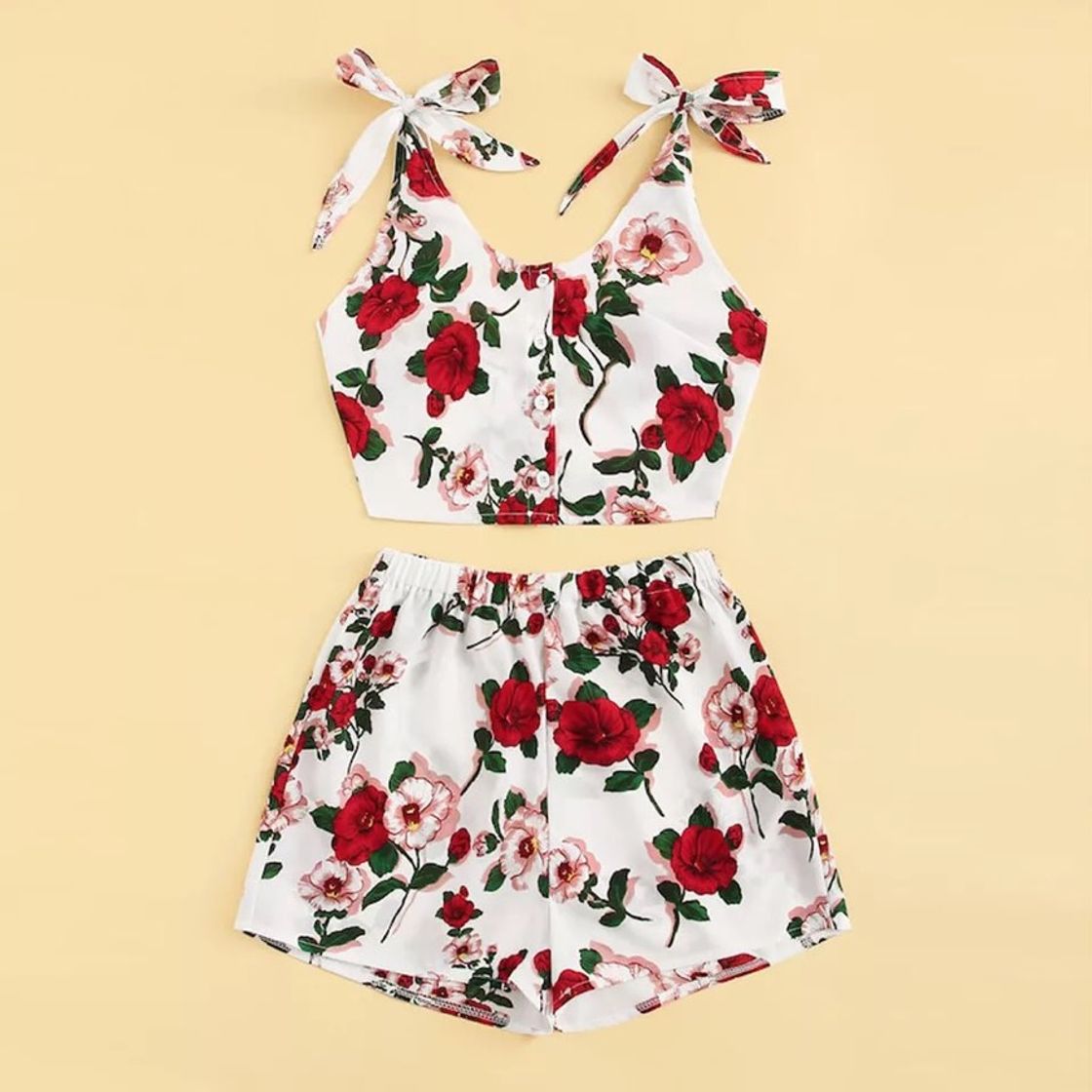 Social Conjunto top e calções 