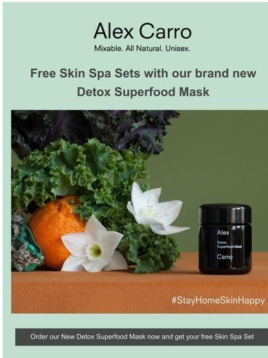 Products Detox Superfood Mask Alex Carro