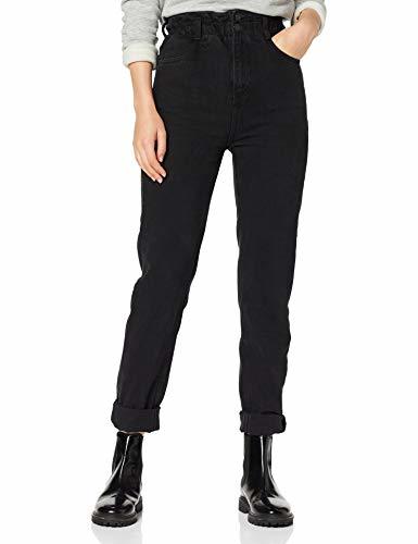 Product New Look Paperbag Mom Jean Flux Vaqueros Straight, Negro