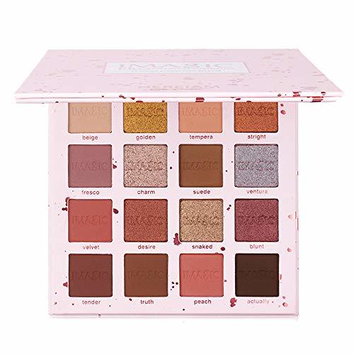 Place ALLTA IMAGIC 16 Color Shimmer Glitter Paleta de Sombra de Ojos Polvo