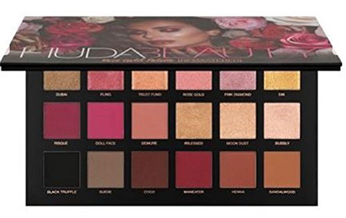 Social Exclusiva paleta de oro rosa desmontada – Huda belleza