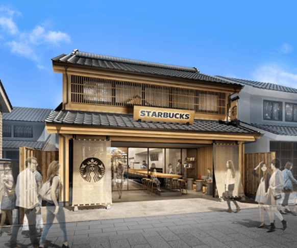 Restaurants Starbucks Kawagoe Kanetsuki street