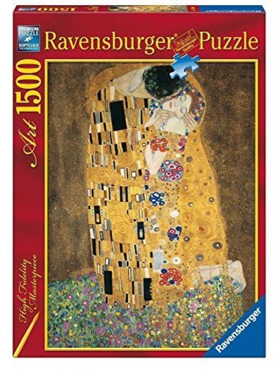 Ravensburger - Klimt, El Beso, Puzzle de 1500 Piezas