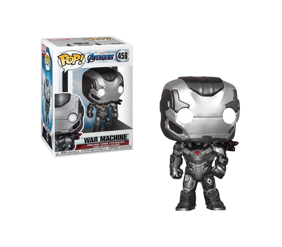 Social Funko- Pop Bobble: Avengers Endgame: War Machine Collectible Figure, Multicolor