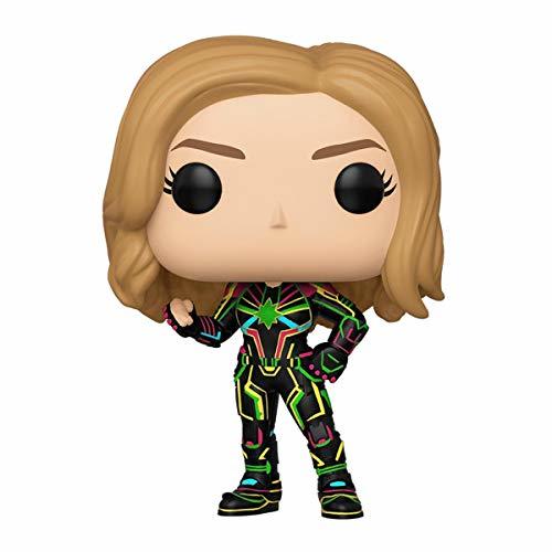 Social Close Up Figura de Marvel Pop! Vinilo – Captain Marvel Neon Suit