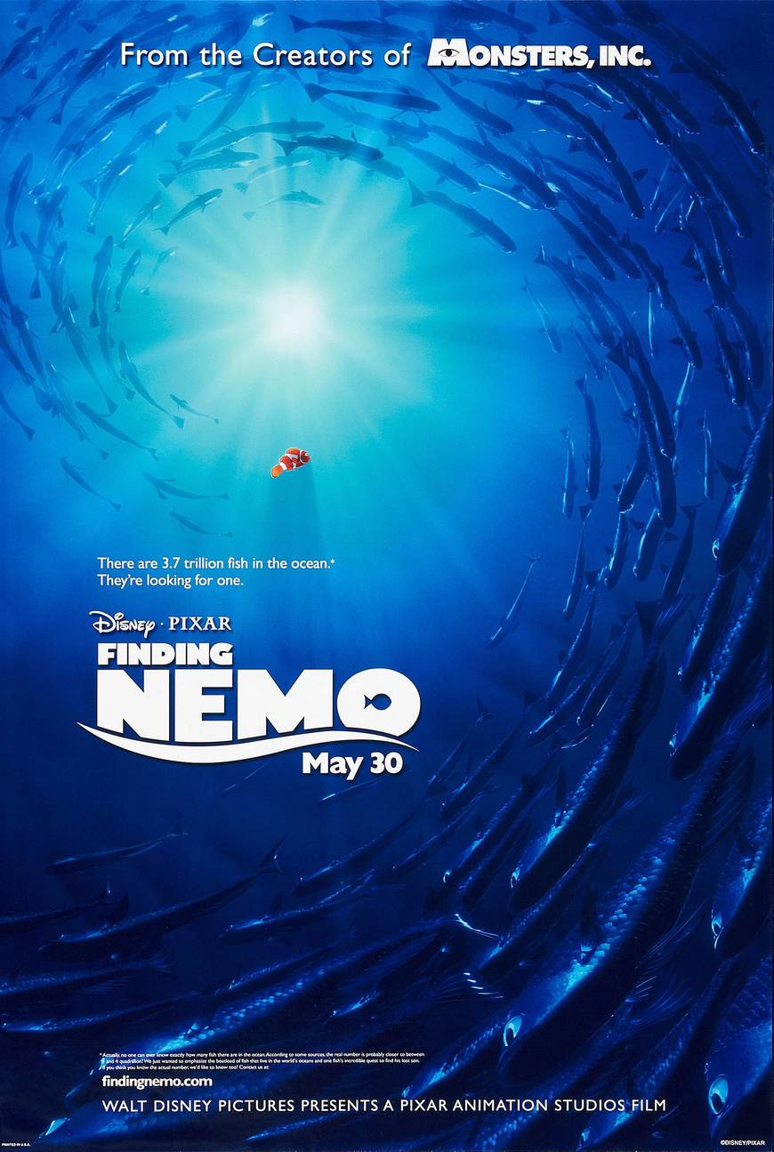 Película Buscando a Nemo