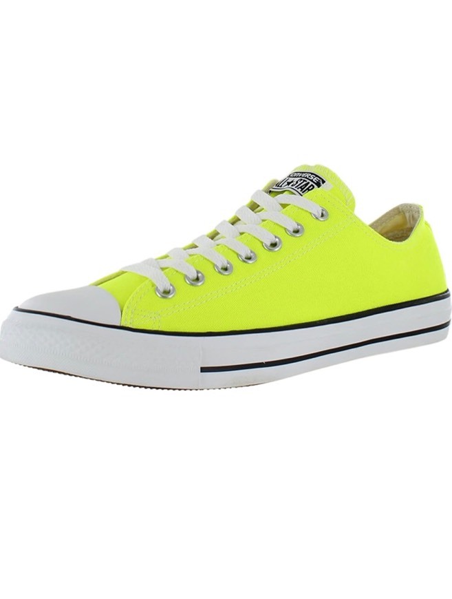 Moda Converse All Star amarelo fluorescente 