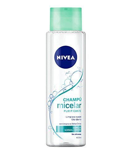 NIVEA Champú Micelar Purificante - 4 Recipientes x 400 ml - Total