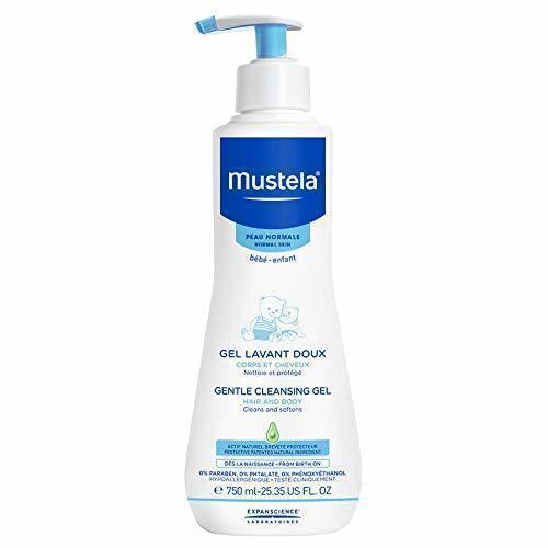 Beauty Mustela - Gel dermolimpiador lavante sin jabón cabello y cuerpo