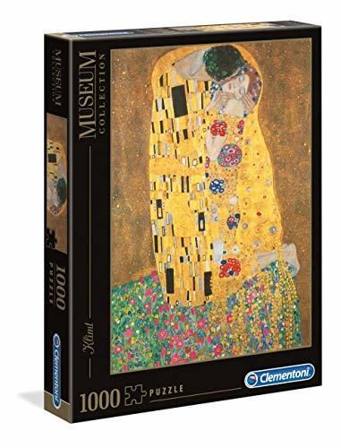 Clementoni - Puzzle Grandes museos 1000 Piezas Klimt: El Beso