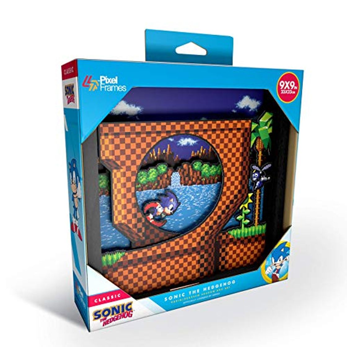 Producto Pixel Frames - Sonic The Hedgehog: Loop Scene 23x23 cm