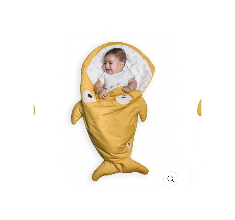 Social Saco tiburón mostaza para bebés