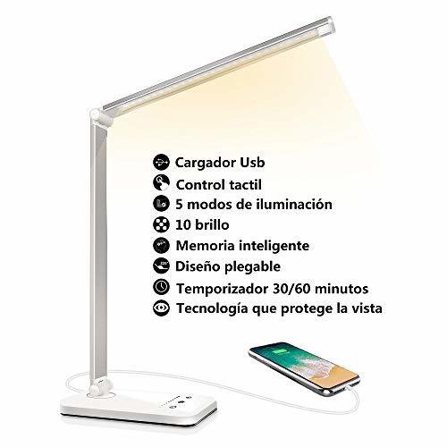 Home Lámpara Escritorio LED, Flexo de Escritorio