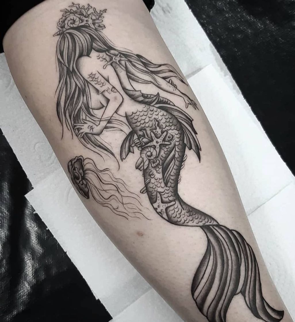 Moda Tatuagem sereia 