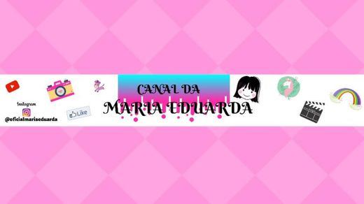 Canal infantil no YouTube Eduarda Andrade. Se inscrever 