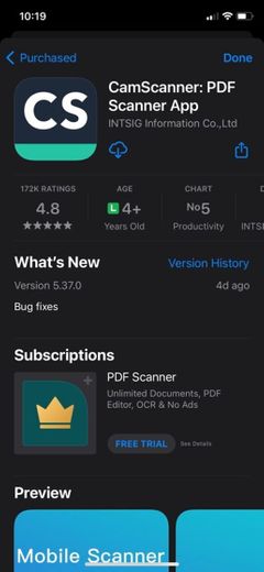 ‎CamScanner-PDF Scanner App on the App Store