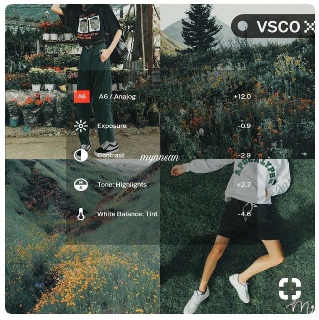 Moda edição pelo vsco