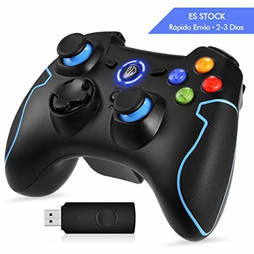 Electrónica EasySMX Mando para PC, [Regalos para Padre] Mando Inalámbrico PS3 Gamepad Wireless