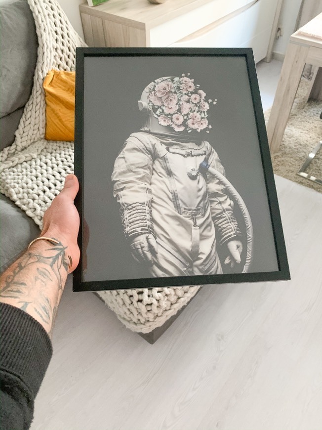 Products Quadro desenio floral astronauta 👩‍🚀 