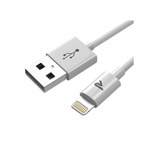 Rampow Cable Lightning Cargador Lightning-[Apple MFi Certificado]-Garantía de por Vida-Compatible para Apple