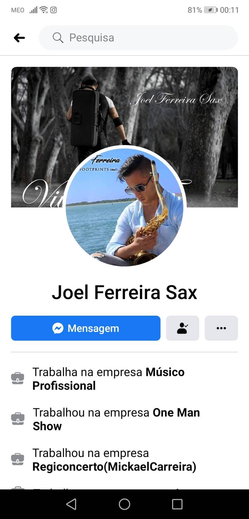 Music Joel saxofone 