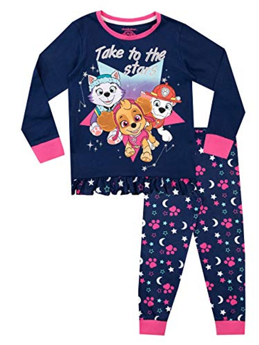 Social Patrulla Canina Ryder Chase Marshall - Pijama Juvenil Multicolor, Talla 122