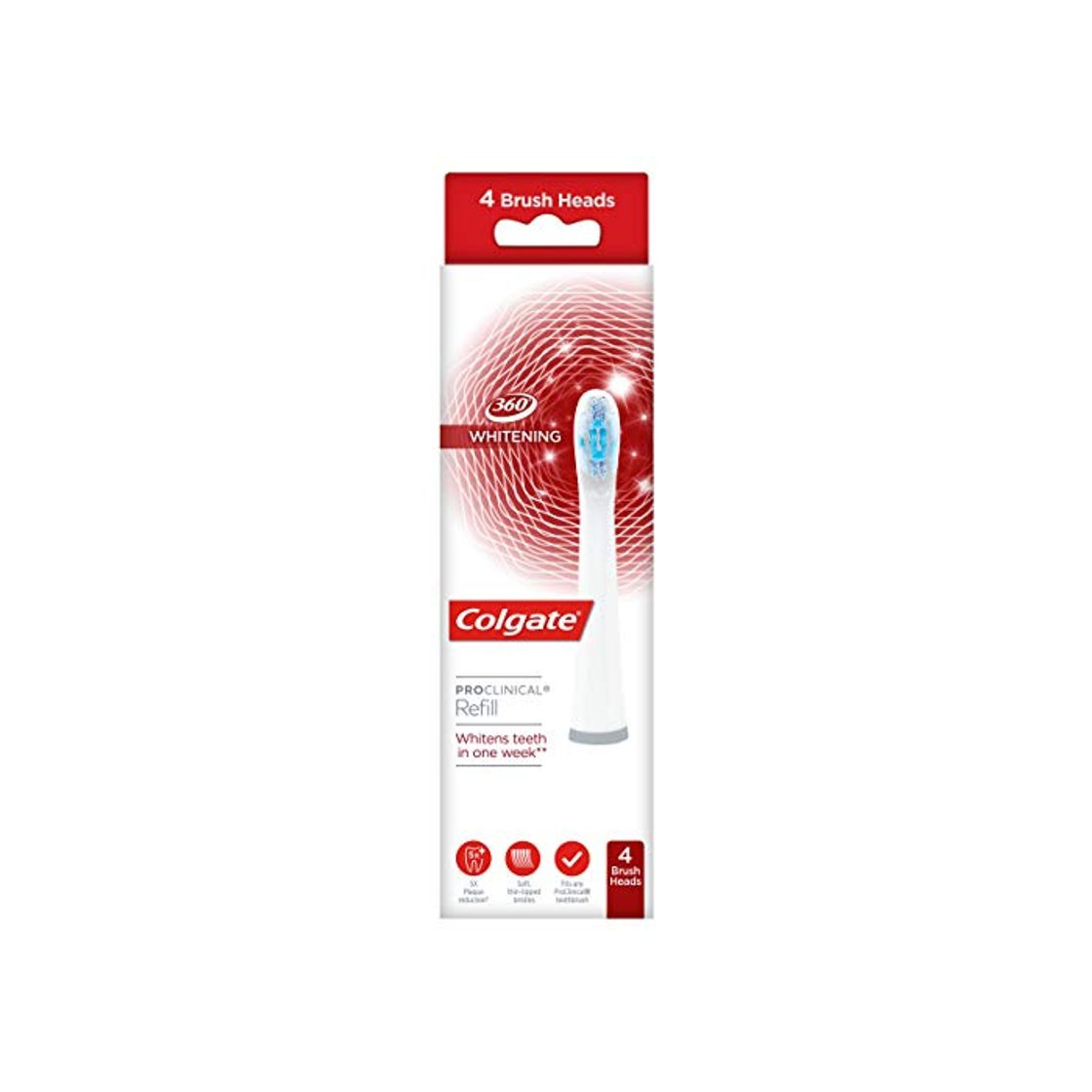 Producto Colgate Max blanco uno Proclinical cabezas de cepillo de reemplazo para cepillo de dientes eléctrico