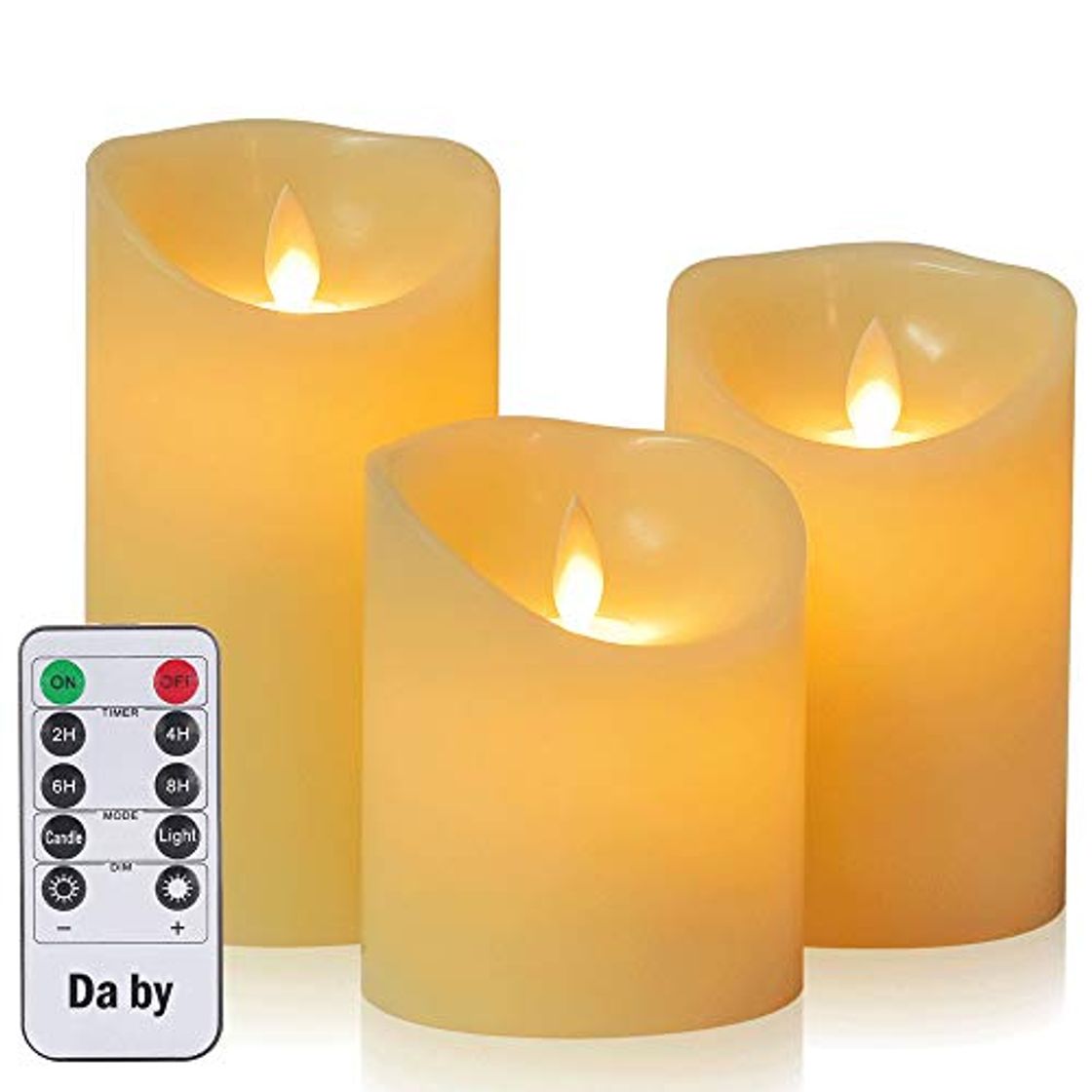 Lugar Daby's LED Candle, 3 Llama LED parpadeante