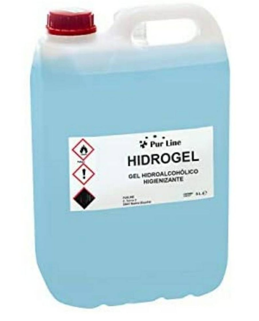 5L gel hidroalcohólico higienizante.