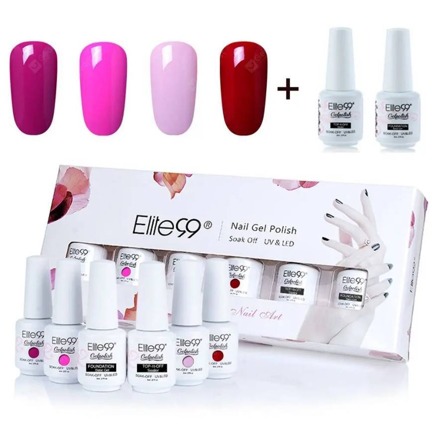 Conjunto Vernizes Gel Elite99