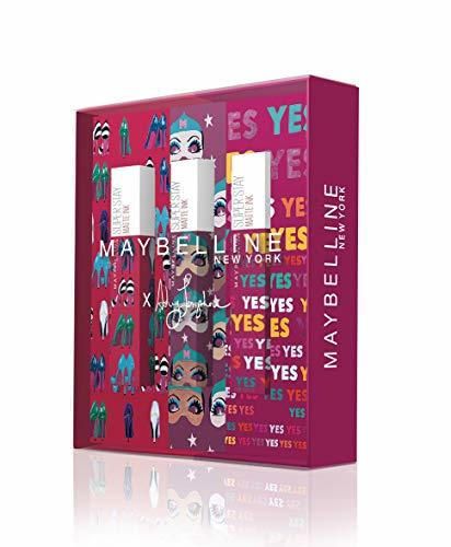 Maybelline New York - Cofre de 3 Pintalabios Superstay Matte Ink