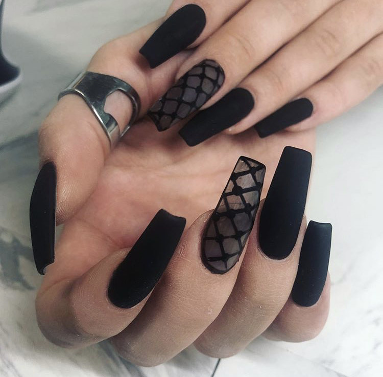 Fashion Black nails 💅🏽