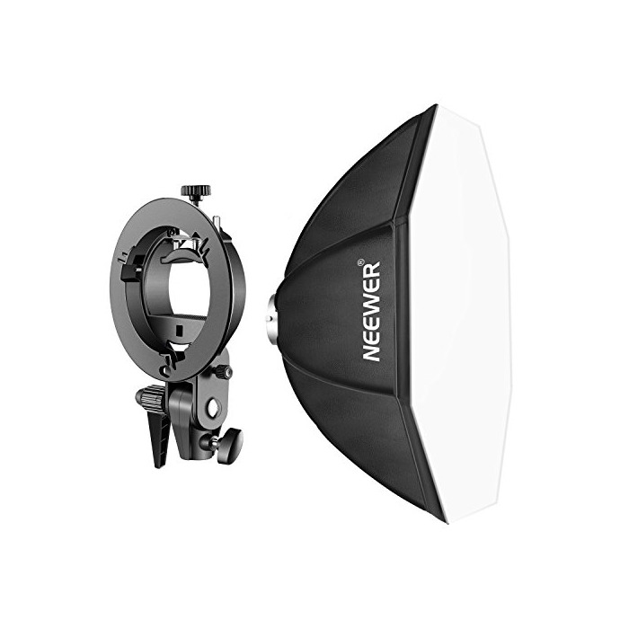 Social Neewer 80x80-centímetro Speedlite Octagonal Softbox con Soporte de Brazo Tipo-S