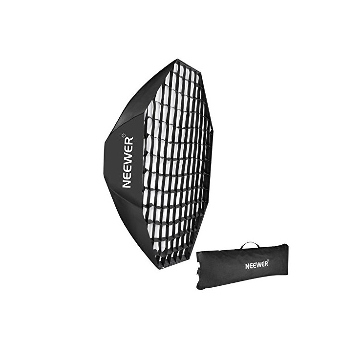 Social Neewer 10069697 Softbox Octagon Portátil con Rejilla Bowens Montaje