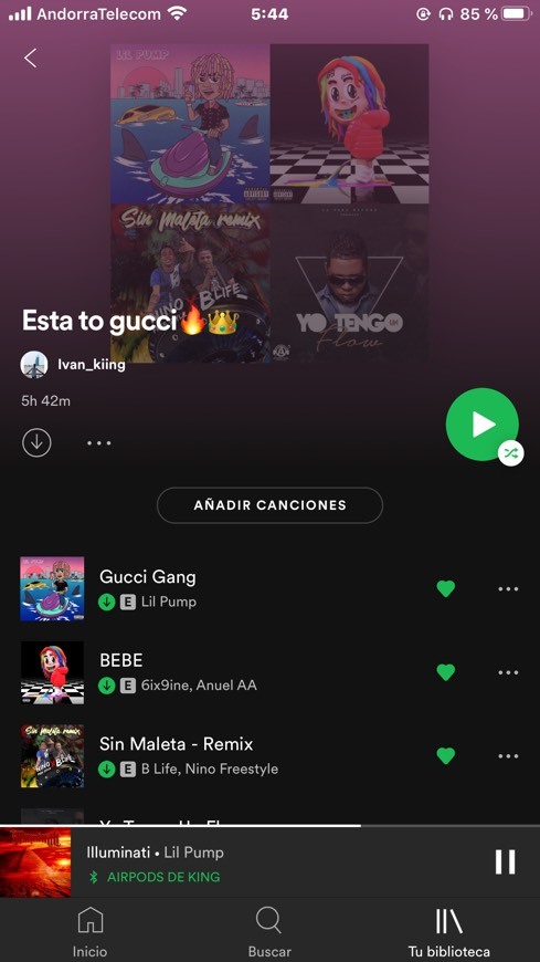 Canción Spotify - “ ivan_kiing” ta to gucci❤️🔥