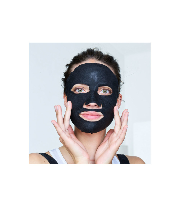 Producto Mascarilla Facial Negra: Black Mask Tissu Pure Charcoal