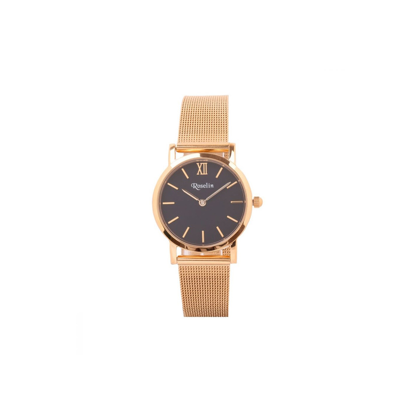 Social Reloj Malla Dorado Mujer Roselin Watches