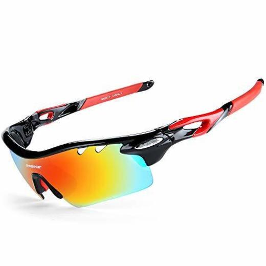 INBIKE Gafas De Sol Polarizadas para Ciclismo con 5 Lentes Intercambiables UV400