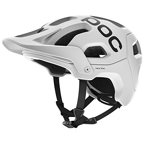 Lugar POC Tectal - Casco para Ciclismo de Montaña, Unisex Adultos, Blanco