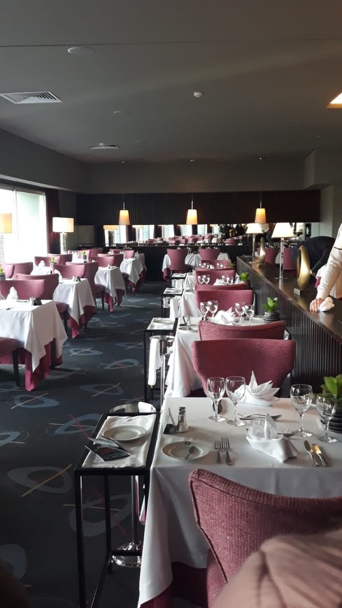 Uma das salas do restaurante