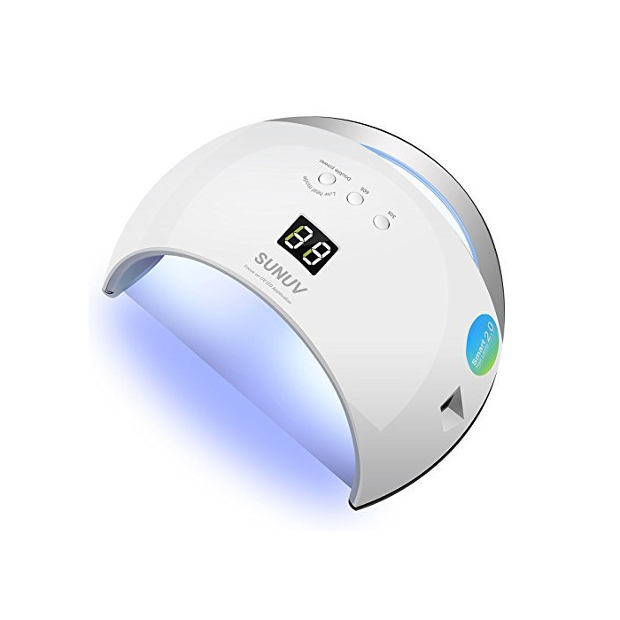 Producto SUNUV SUN6 48W LED UV Luz Lámpara Secadora Portable de Uñas para