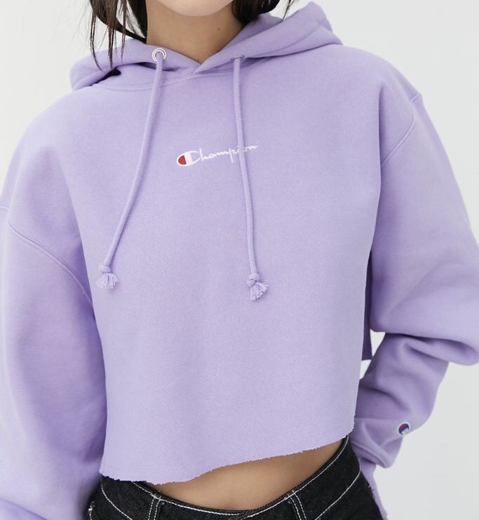 Social Champion UO Exclusive Cropped Hoodie Sweatshirt