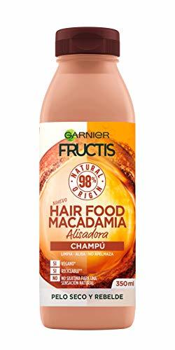 Social Garnier Fructis Hair Food Champú de Macadamia Alisadora para Pelo Seco y