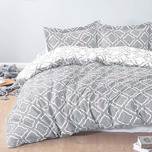 Product Bedsure Funda nordica Cama 150/135cm Gris